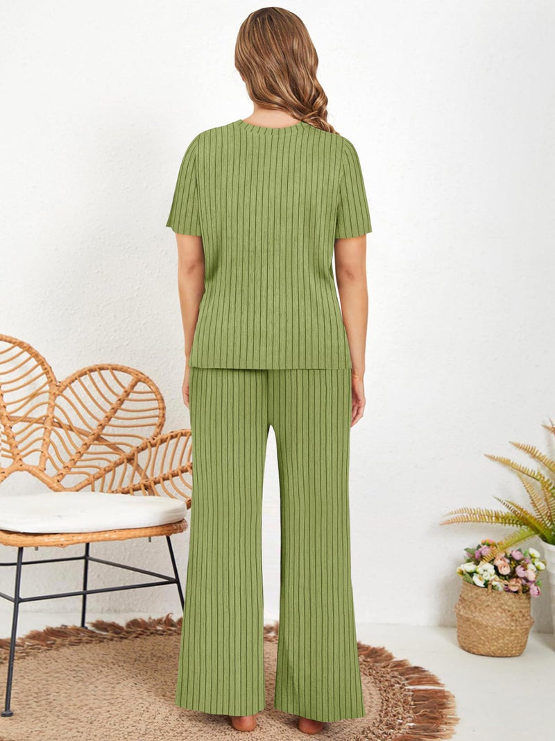 Toochki Women’s Co ord Set | Co-ord Sets For Womans | Two Piece Coord dress For Woman's | Pajama Set with Top & Pants|| Korean Night Suit|| Light Weight Printed Set || Soft & Comfy Sleepwear - Image 4