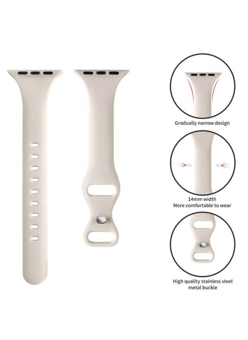Apple Watch Band Sports Breathable Silicone Band Compatible With Apple Watch 42mm/44mm/45mm/49mmm