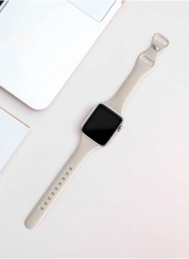 Apple Watch Band Sports Breathable Silicone Band Compatible With Apple Watch 42mm/44mm/45mm/49mmm
