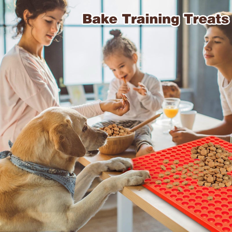 Palksky 468-Cavity Mini Round Silicone Mold/Chocolate Drops Mold/Dog Treats Pan/Semi Sphere Gummy Candy Molds for Ganache Jelly Caramels Cookies Pet Treats Baking Mold (1 Cavity - 0.02 Oz) - Image 2