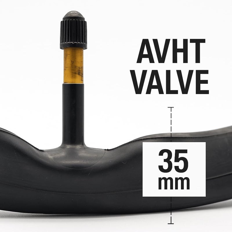 RALSON 20 Inch Bicycle Inner Tube (20x1.50–20x2.125) Fits 40-406/47-406/50-406/54-406/57-406 | 35mm AV Schrader Valve | Butyl Rubber Tube for Kids Bike, BMX, Scooter, Stroller, Folding - Image 2