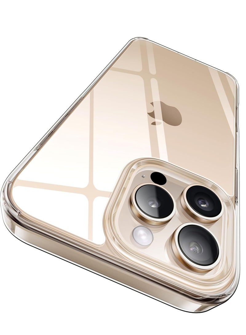 ELTRAZONE iPhone 16 Pro Max Case - Crystal Clear with Never Yellow Technology, 12FT Mil-Grade Protection, Slim Transparent Cover for Men and Women (6.9”) - Image 1