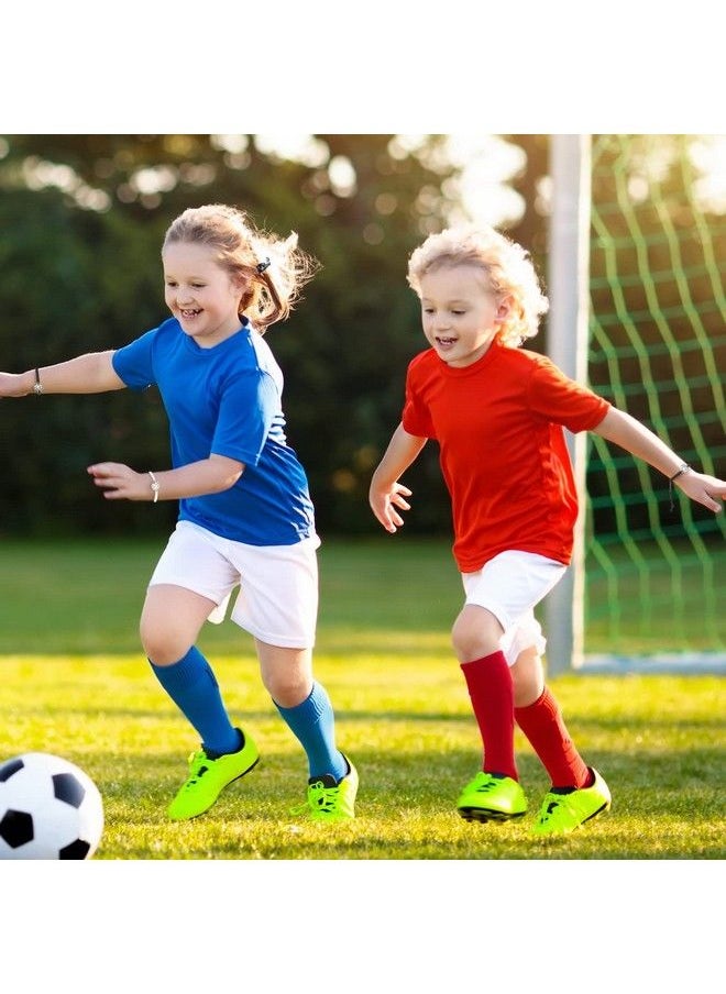 Generic - 48 Pcs Soccer Party Favors Supplies Set Include 12 Soccer Hair Scrunchies 12 Soccer Keychains 12 Football Bracelets 12 Pieces Soccer Party Favor Bags For Kids Birthday Football Party Sports Game Party - Image 1