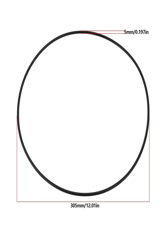 أوتوتك OTOTEC قطعة واحدة بديلة لحلقة O لمرشحات أحواض السمك الخارجية A20210/A-20210 متوافقة مع غطاء مرشح Fluval FX4 FX5 FX6 (305x5 مم) - Image 4