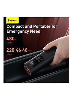 Baseus Baseus Mini Car Air Compressor 12V Portable Car Tire Inflator with Smart Digital Display Inflatable Pump For Car Bicycle Boat Air Pump  - Image 3
