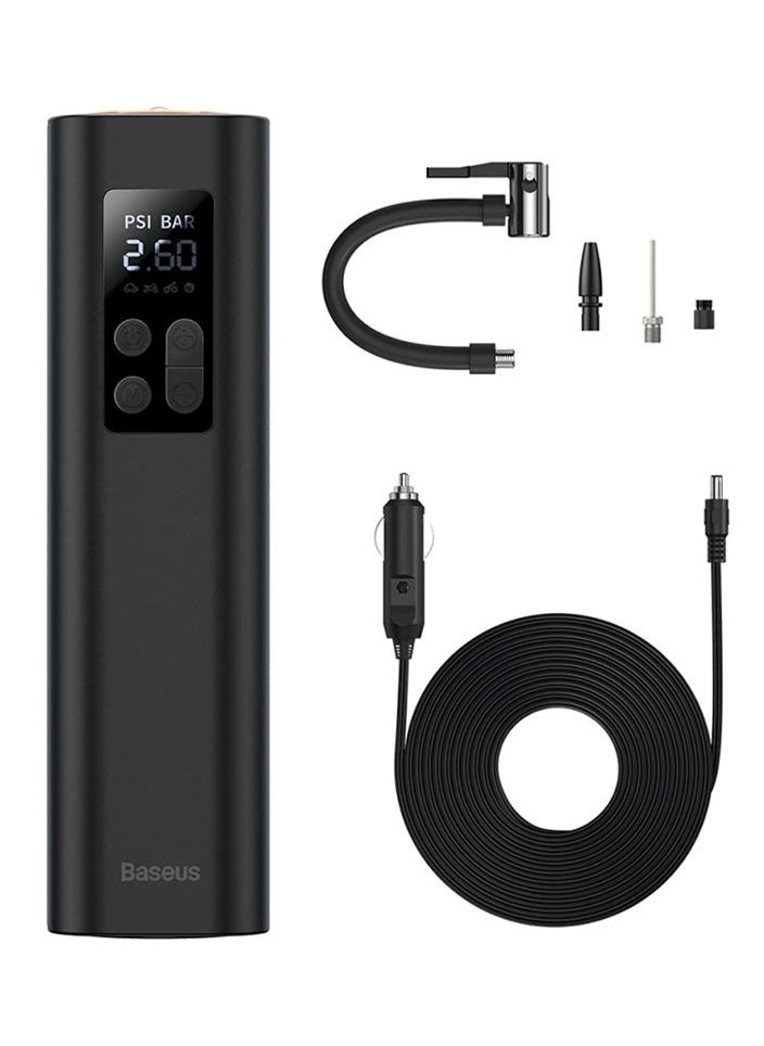 Baseus - Baseus Mini Car Air Compressor 12V Portable Car Tire Inflator with Smart Digital Display Inflatable Pump For Car Bicycle Boat Air Pump - Image 1