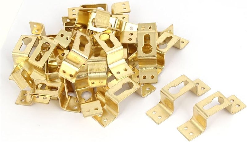 70.5 مم × 19 مم إطار حائط معدني مع خطافات مخفية مجموعة 30 قطعة - Image 2