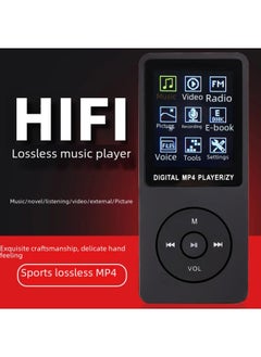 KUYING Zy418 Portable Mp3 Music Player External Speaker 1.8 Inch Card Insertion Student Mp4 Personal Soundbox-Body Color:White-Memory Capacity:Plug-in Card External Ring Host 16G Card Full Set Of Accessories  - Image 2