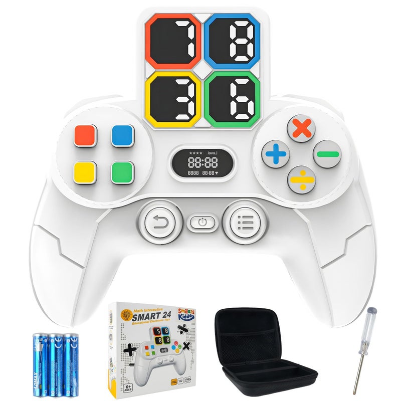 SMILESSKIDDO Math Game Calculate Number of 24 Portable Handheld Math Games for Kids 57 812 Learning Addition Subtraction Multiplication and Division Educational Toys Gift for Adults - Image 3