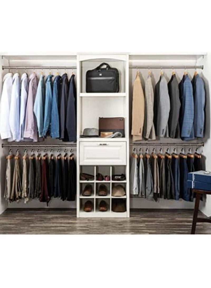 30 Pcs Wooden Suit Hangers,Smooth Surface 360° Swivel Hook Solid Wood Coat Hangers with Shoulder Grooves and Anti-Slip Bar,Vintage Heavy-duty Wooden Coat Hangers,for Suits, Coats, Jackets, Shirts