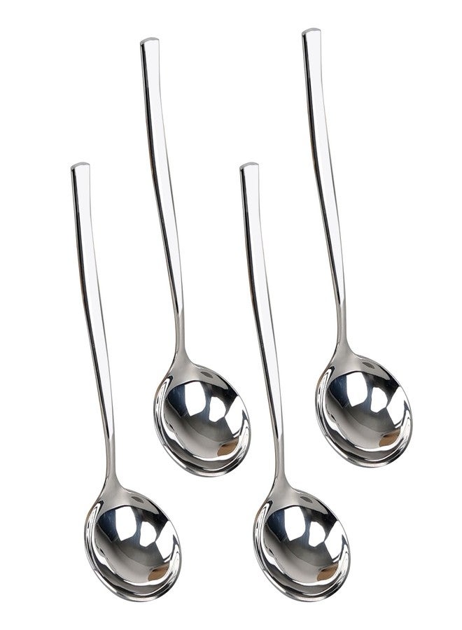 Tyminin 4 Pieces Stainless Steel Ladle, Small Soup Gravy Soup Spoon - Image 1