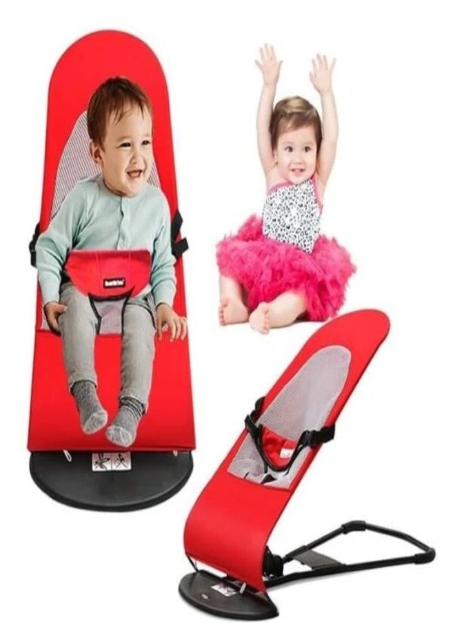 Generic - Red Baby Newborn Infant Bouncing Chair Rocking Seat Safety Bouncer Balance Soft - Image 1