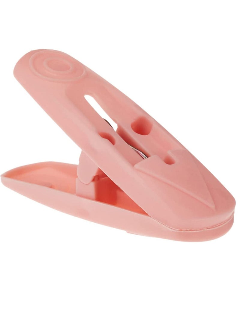 SAQOWARE 24 Pieces Cloth Clips | Hanger Clips, Slim-line Plastic Finger Clips Clothes Pants Hanger Clips | Clothing Line Clips Pegs Laundry Kitchen Outdoor | Multicolour  - Image 3