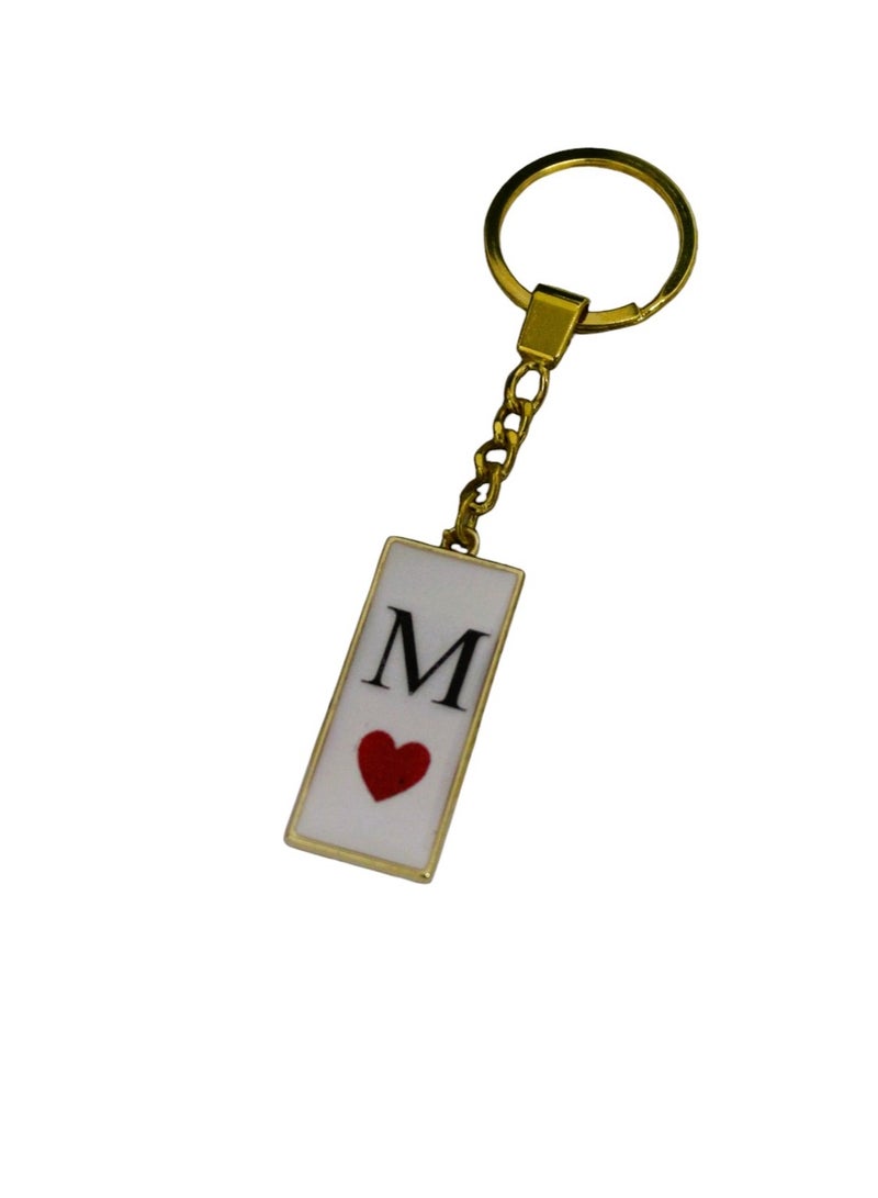 Elegant Keychain With Letter M Design - Image 1
