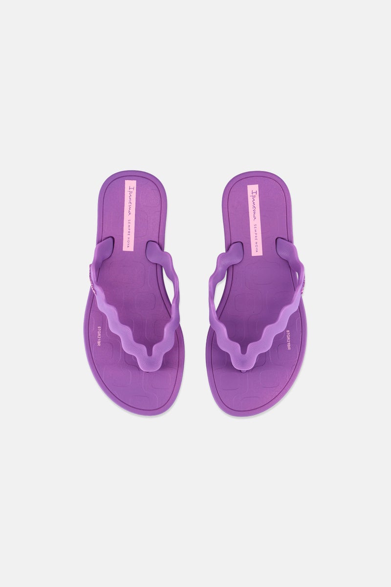 Ipanema Kids Girl Slip On Slippers, Purple - Image 3