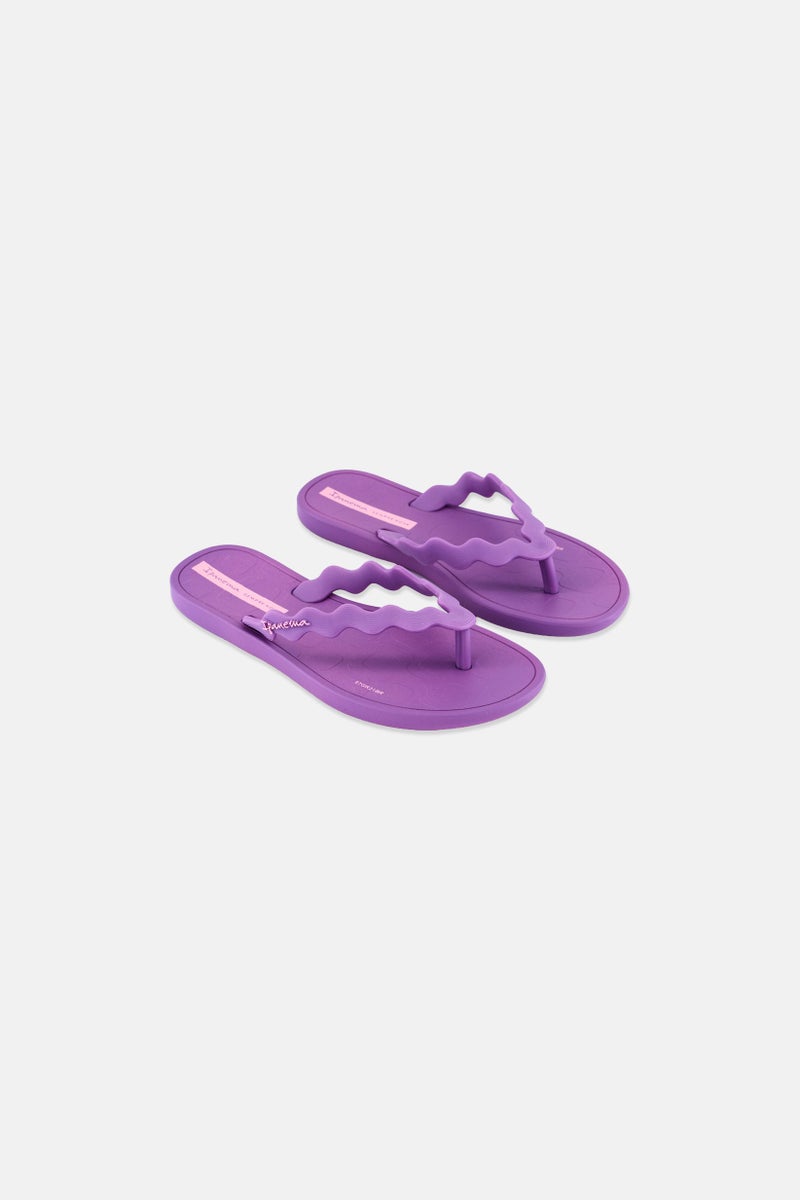 Ipanema Kids Girl Slip On Slippers, Purple - Image 1