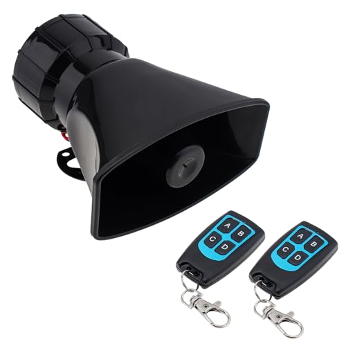 DriSentri 7 Sound Car Siren Vehicle Horn for Cars Trucks Vehicle Motorcycles Warning Siren Speaker Amplifier Horn 12V 100W - Image 1