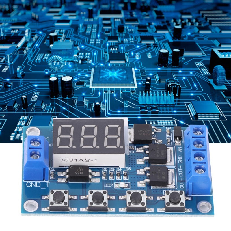St PCB Timer Delay Switch Relay Module 5-36V 15A Optocoupler Isolation - Industrial Grade Board Fast Switching for Most Equipment - Image 4