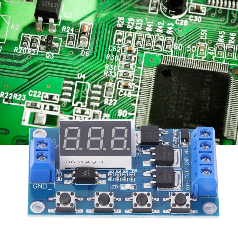 St PCB Timer Delay Switch Relay Module 5-36V 15A Optocoupler Isolation - Industrial Grade Board Fast Switching for Most Equipment - Image 2