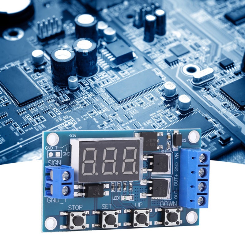 St PCB Timer Delay Switch Relay Module 5-36V 15A Optocoupler Isolation - Industrial Grade Board Fast Switching for Most Equipment - Image 3