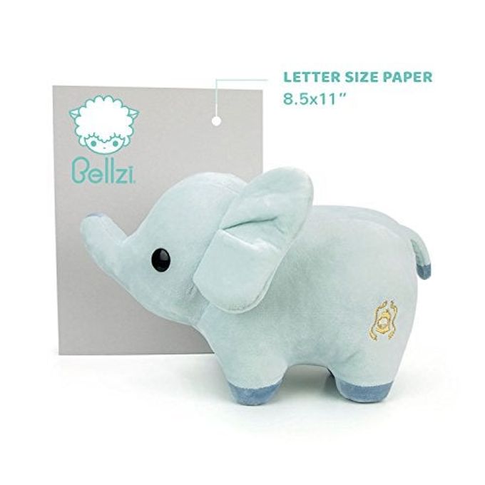 Bellzi Baby Elephant Cute Stuffed Animal Plush Toy Adorable Soft Elephant Toy Plushies and Gifts Perfect Present for Kids, Babies, Toddlers Phanti - Image 5