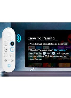 HuHa Suitable For Google Chromecast Google Tv Google Voice Set-Top Box Remote Control Smart Tv G9N9N Voice Bluetooth Ir Remote  - Image 2