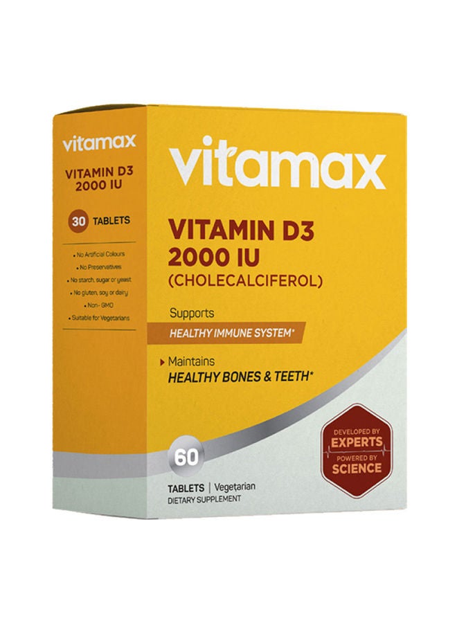 Vitamax Vitamin D3 2000IU Tab 60's - Image 1
