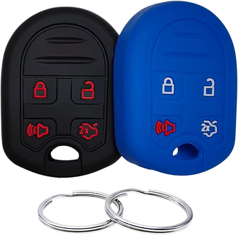 REPROTECTING Silicone Rubber Key Fob Cover for Ford Vehicles - Image 1