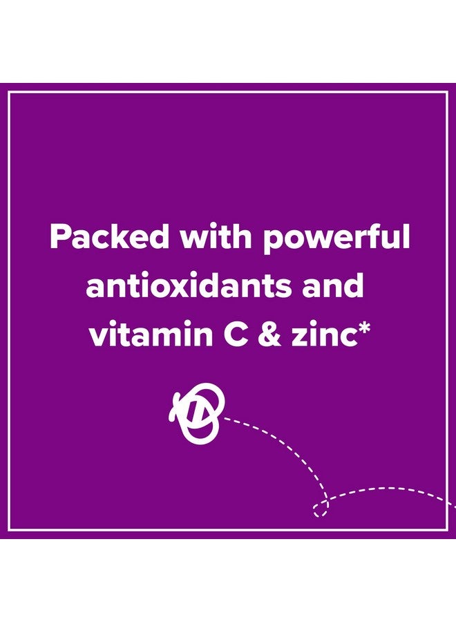Zarbee's Liquid Daily Immune Support High Concentrate Liquid With Real Elderberry Vitamin C & Zinc Black Elderberry Flavor For Daytime Use 8 Fl Oz - Image 3