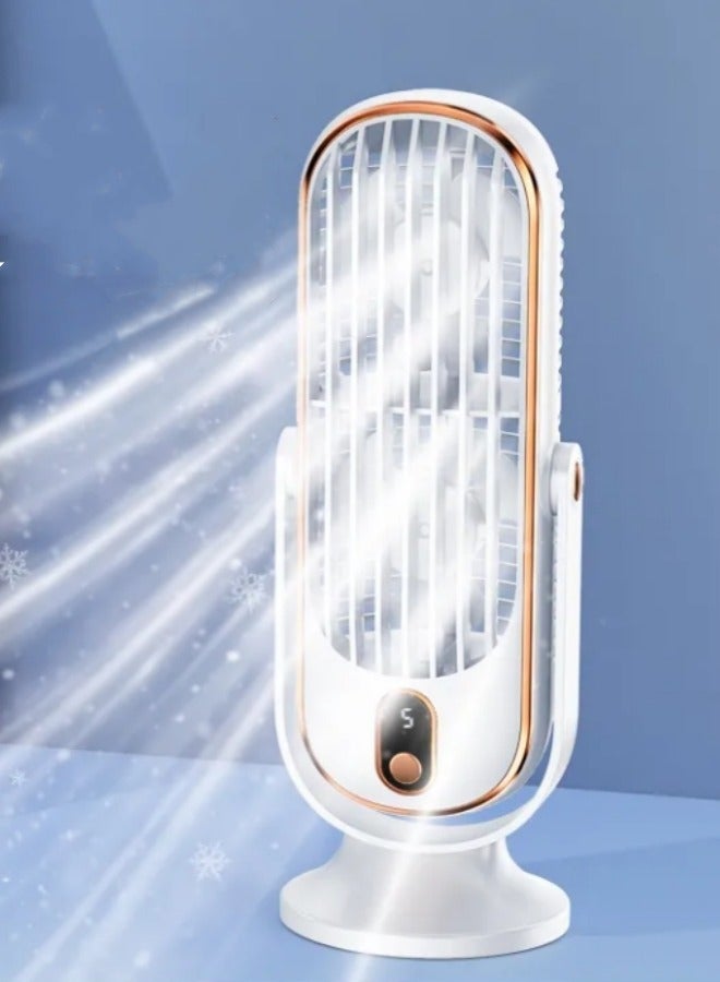 أوسب مبرد الهواء رذاذ المرطب برج التبريد مروحة سطح المكتب برج التبريد مروحة مكيف الهواء مروحة للمنزل مكتب برج مروحة - Image 1