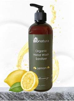 BioNatura Organic Hand soap 500ml; Made from OIlive and coconut oil with lemon essential oil and Glycerine
