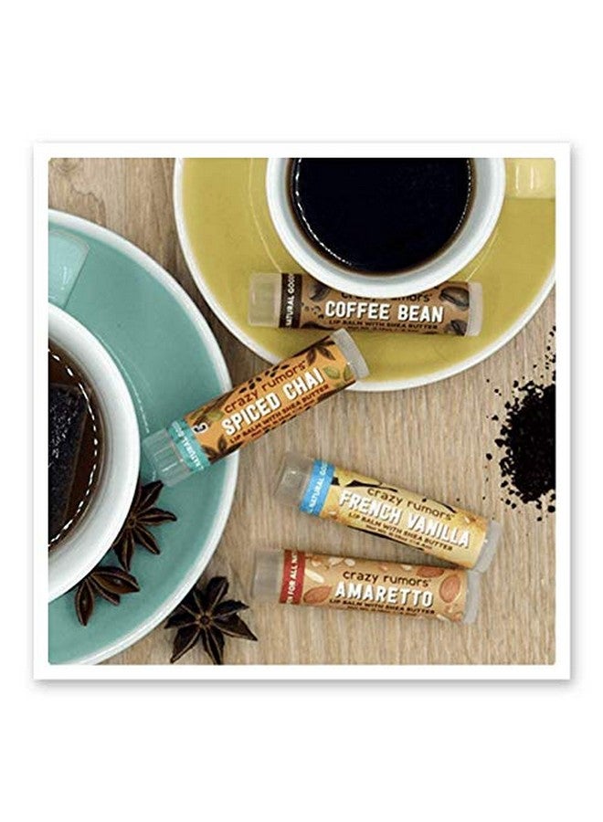 crazy rumors Barista Mix Lip Balm 4Pack Mix (Amaretto French Vanilla Coffee Bean & Spiced Chai) 100% Natural Vegan Plantbased Made In Usa - Image 4