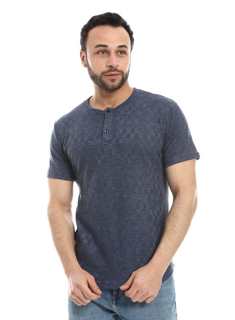 Mens T- Shirt With Half Sleeves And Round Neck