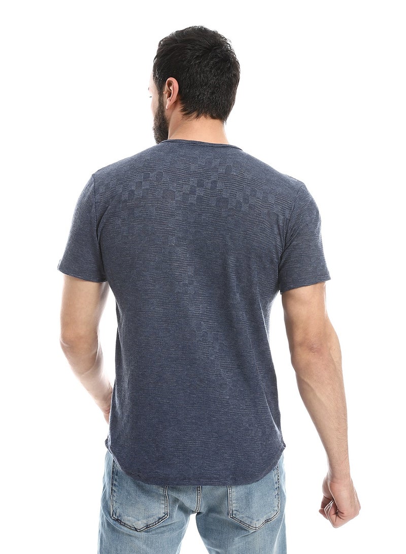Caesar Mens T- Shirt With Half Sleeves And Round Neck - Image 4