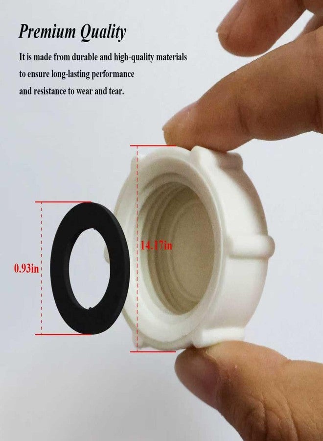 WFCYX Drain Valve Cap Compatible with Intex Pools 11456 & 11385 Sand Filter Drain Cap with O-Ring for Above Ground Pool, Drain Plug Cap for Sand Filter Pumps and Combo Replacement Parts,SF90110-1,SF60110-2 - Image 5