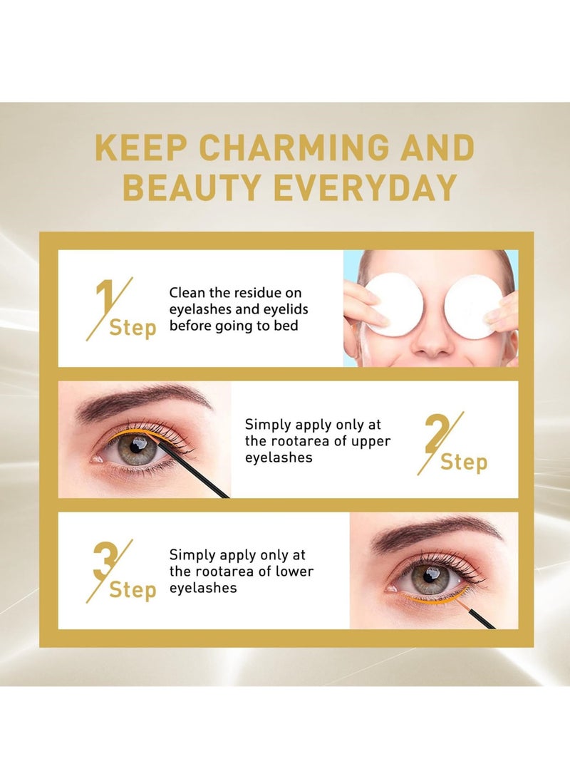 SYOSI - Premium Eyelash Serum and Eyebrow Enhancement Formula, Boosts Lash for Thicker, Fuller Looking Lashes and Eyebrows - Image 1