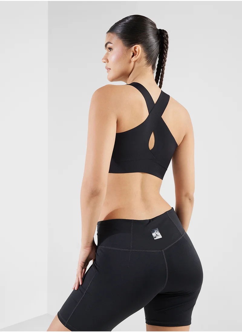 فورورد Seamless Sports Bra With Cross Back Detail