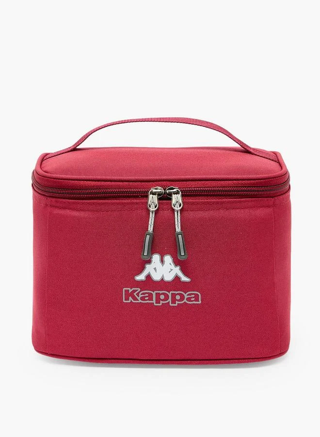 Kappa BURGUNDY Logo Print 3-Piece School Backpack Set For Kids 8-13 Years With Pencil Pouch And Lunch Bag - 13x27x27 CM  | Best Price UAE