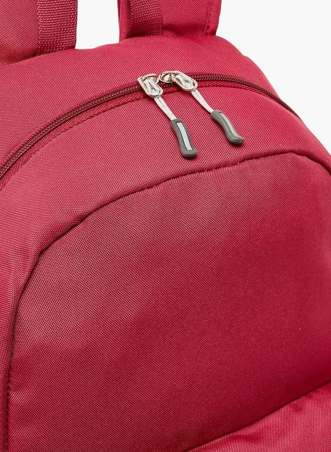Kappa BURGUNDY Logo Print 3-Piece School Backpack Set For Kids 8-13 Years With Pencil Pouch And Lunch Bag - 13x27x27 CM  | Best Price UAE