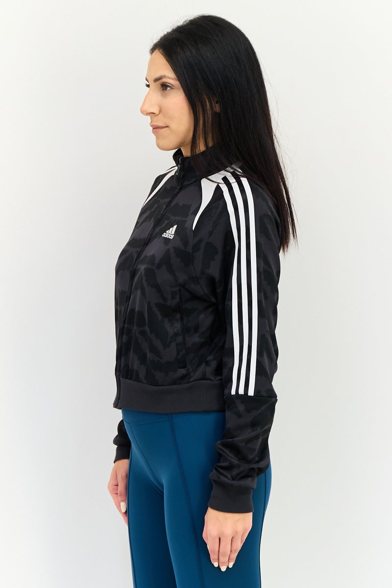Adidas Women Sportswear Fit Long Sleeve Training Jacket, Multicolor - Image 4