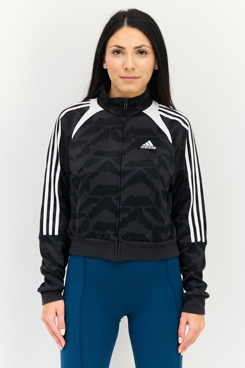 Adidas Women Sportswear Fit Long Sleeve Training Jacket, Multicolor - Image 1