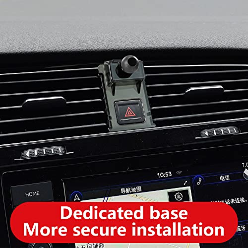 musttrue Car Phone Holder for Golf R GTI 2015-2021 Auto Accessories Navigation Bracket Interior Decoration Mobile Cell Phone Mount - Image 4