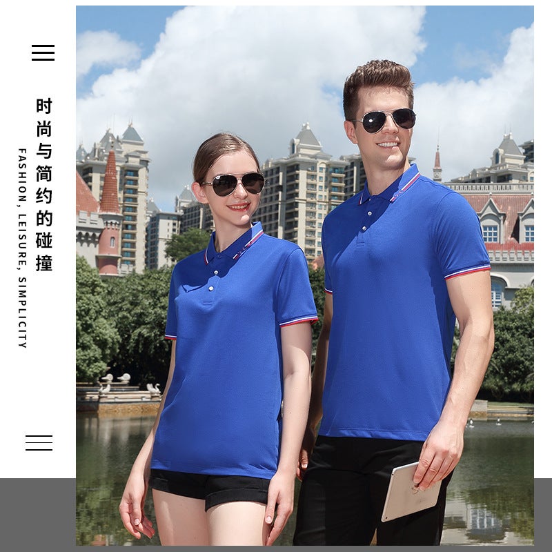 Summer short sleeve in stock cotton casual T-shirt - Image 2