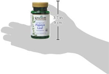 SWANSON مكمل عشبي من ورق البابايا من سوانسون كامل الطيف لتعزيز صحة الجهاز الهضمي دعم الجهاز الهضمي تركيبة طبيعية للصحة العامة 60 كبسولة 400 ملغ لكل منها - Image 4