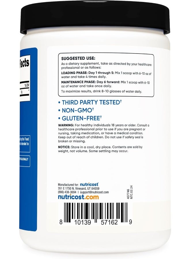 Nutricost - Creatine Monohydrate - 100 Servings, 5000mg Per Serv, 500g - Image 4