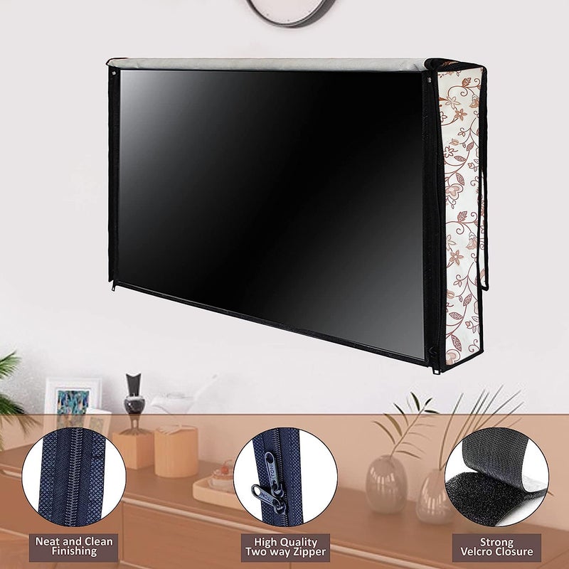 Vocal Polyvinyl Chloride (Pvc) Led Tv Cover For Samsung 55 Inches Led Tvs (All Models) - Dustproof Television Cover Protector For 55 Inch Lcd, Led, Plasma Television Cled1-P020-55 - Image 2
