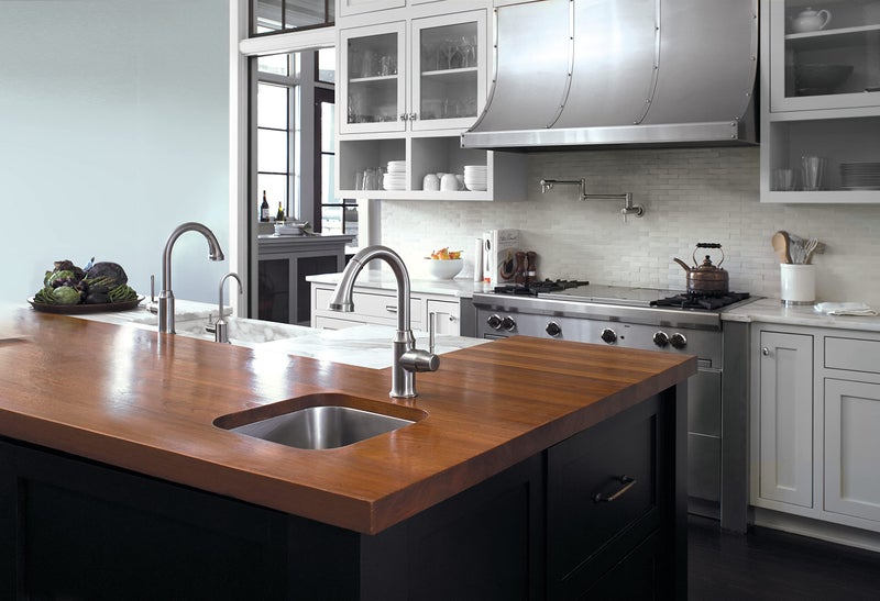 Hansgrohe هانسغرو 04218800 تاليس C حوض ملء 8 بوصة بيدتين مع دوران 360 درجة في مظهر الفولاذ - Image 2