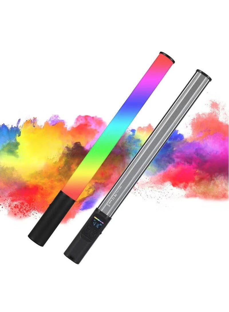 MAKS & CO. Handheld LED Light Stick, 7 Colors & 10 Modes Portable Photography Video Light Wand for Filming, Parties, Batteried Powered Lighting Tube with Wireless Remote Control - Image 2