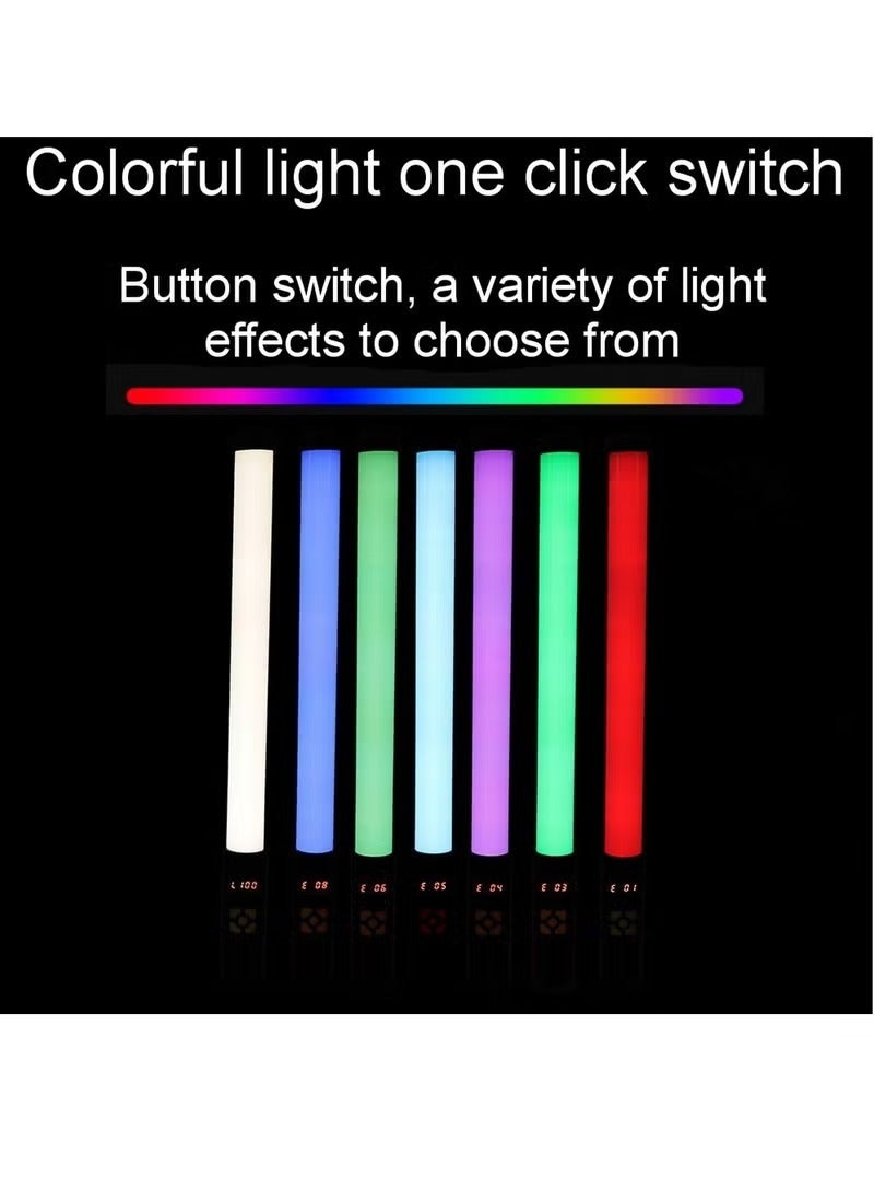 MAKS & CO. Handheld LED Light Stick, 7 Colors & 10 Modes Portable Photography Video Light Wand for Filming, Parties, Batteried Powered Lighting Tube with Wireless Remote Control - Image 5