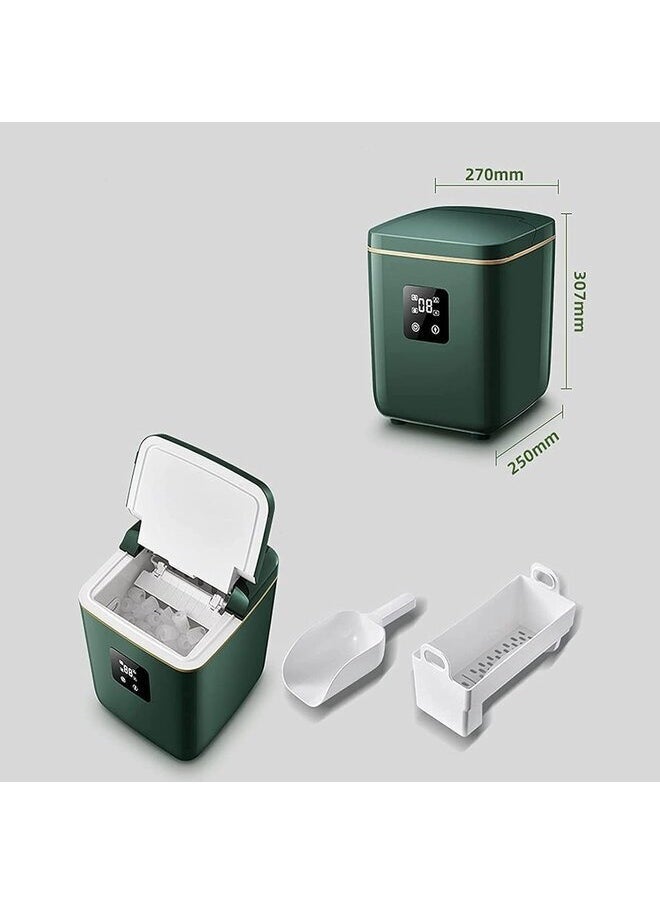 ACA Ice Maker Machine Counter Top, Prodution Time for Ice Cubes in 8 Min,Make 12Kg Ice in 24Hrs Ice Maker Machine Small for Home with Ice Scoop and Basket LED Display  - Image 5